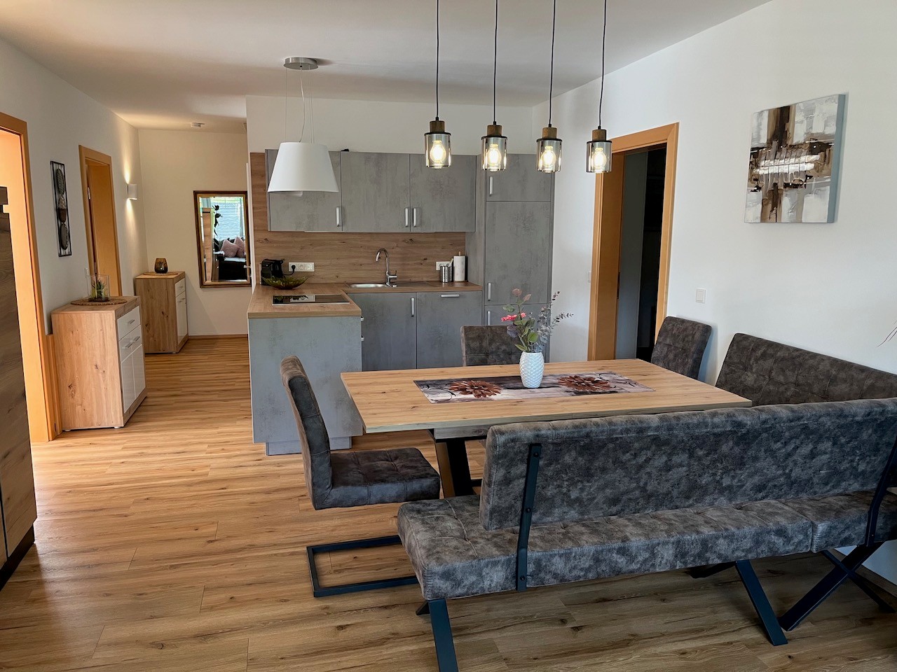 Küche Ferienwohnung Bacher