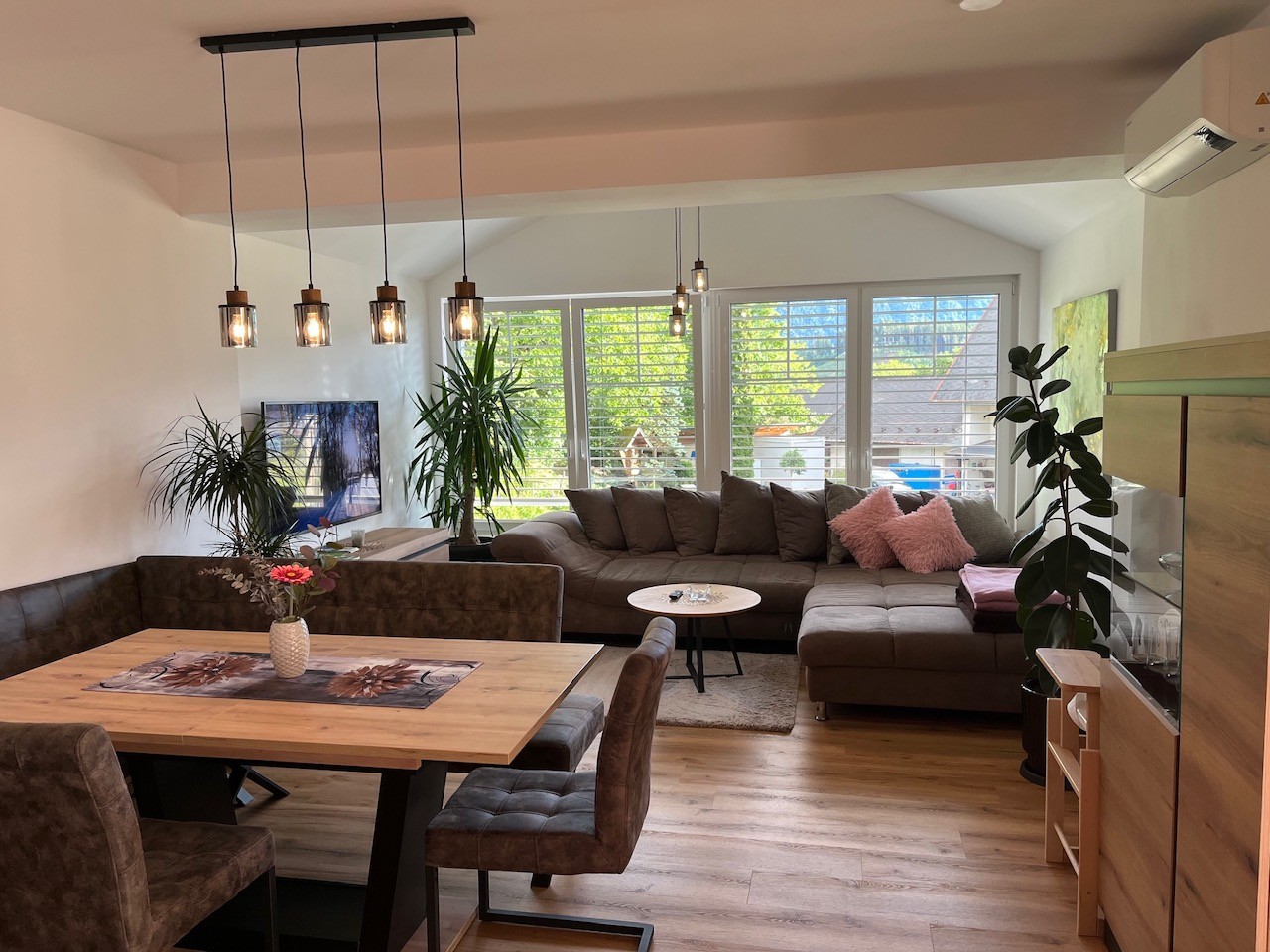 Wohnzimmer Ferienwohnung Bacher